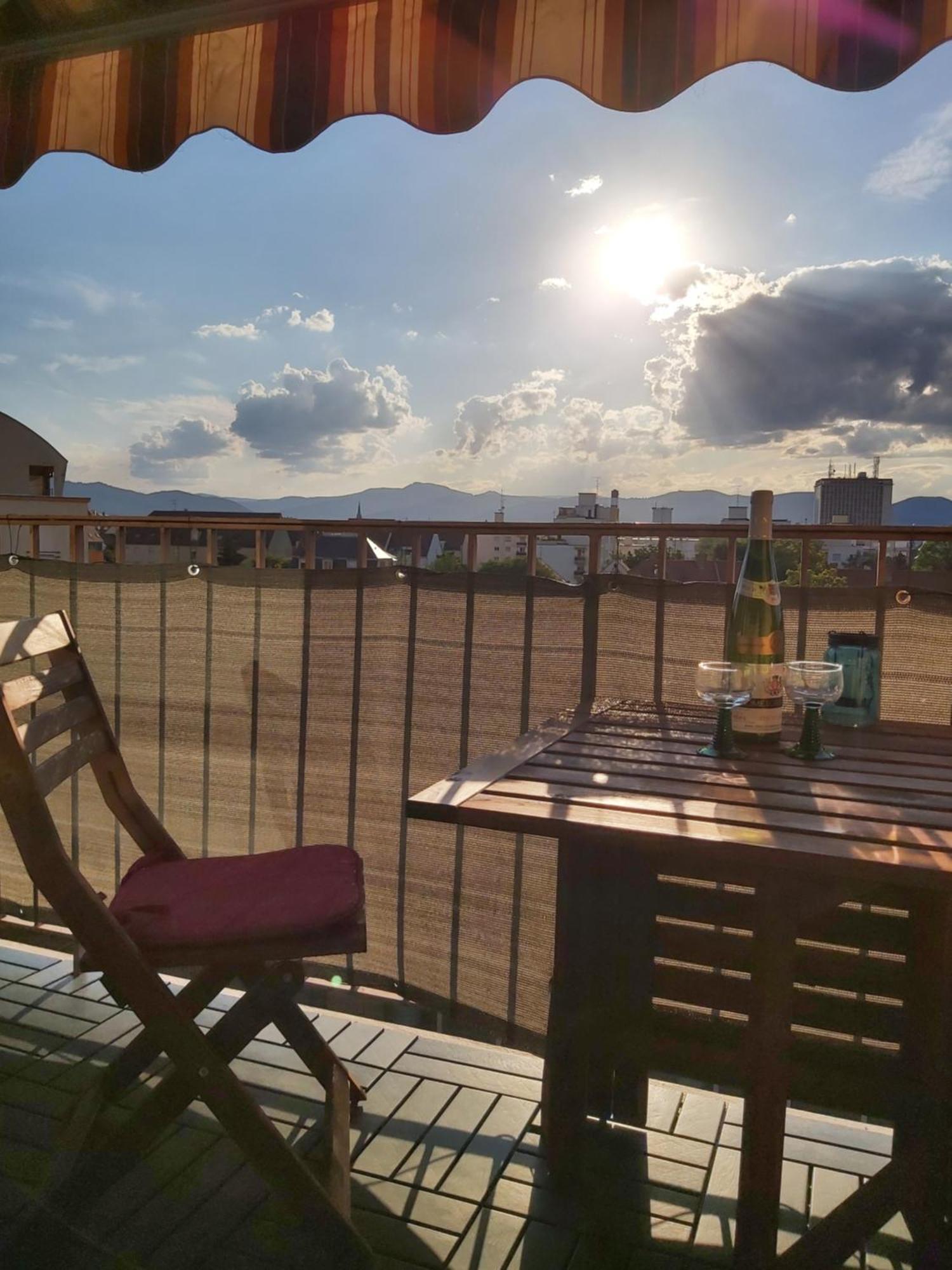 Le Marcellin Colmar - Garage - Terrasse Apartment Luaran gambar
